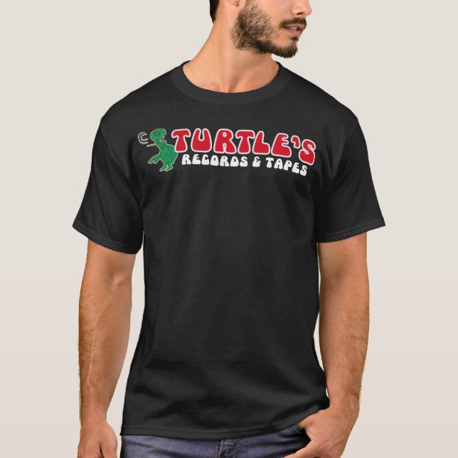 Poster och band för sköldpaddan - Original (vit te T Shirt (Framsida)