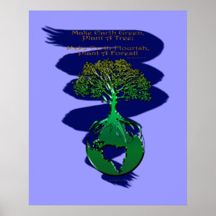 POSTER och Dikt av SKOGSBRUK