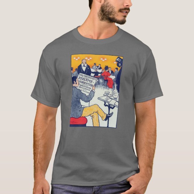Pøster och mörk grått tee (Framsida)