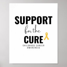 poster och skriva ut barncancer