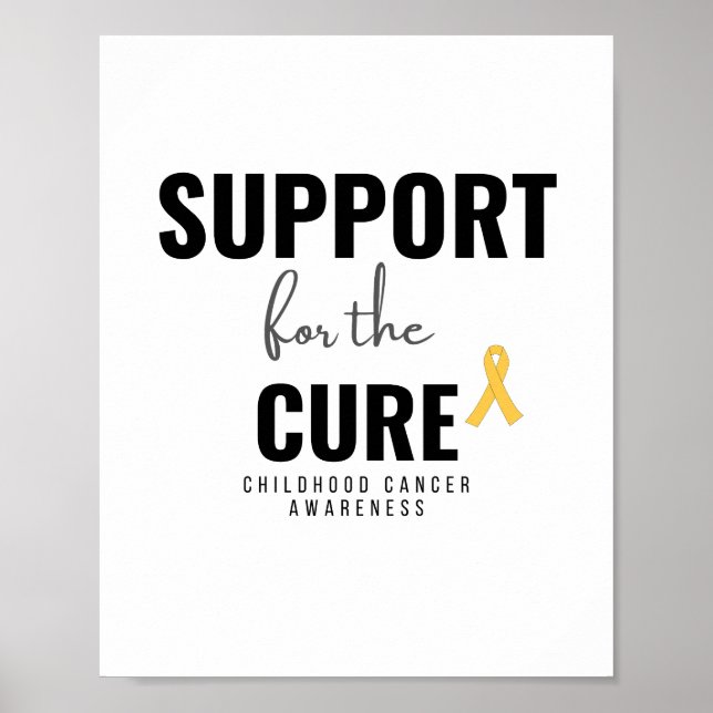 poster och skriva ut barncancer (Framsidan)