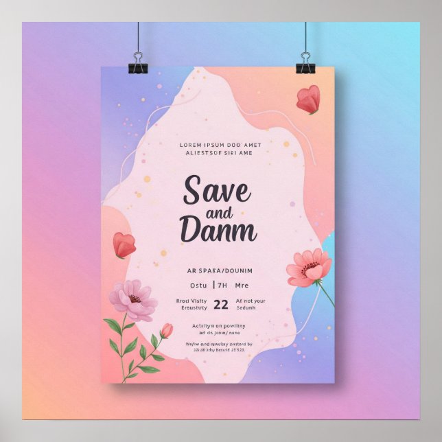 Poster och skriver ut (Framsidan)