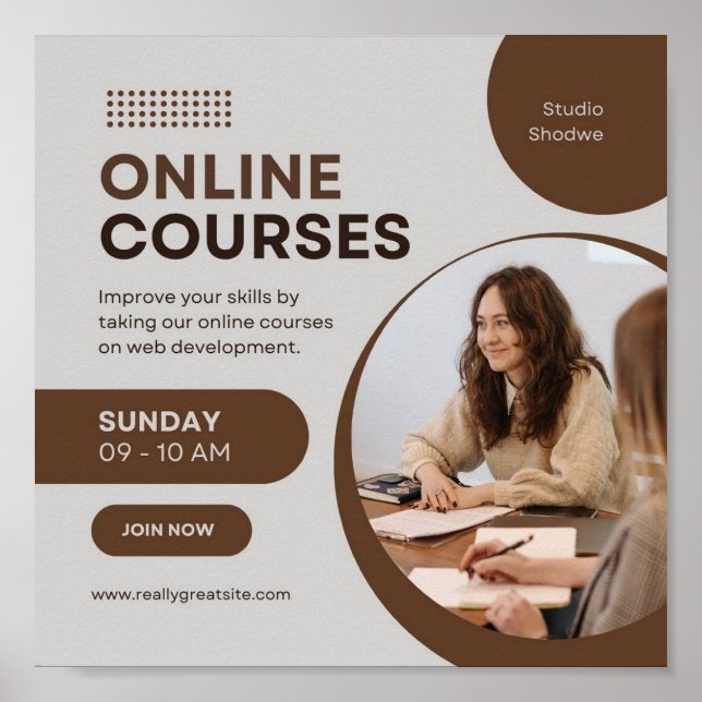 Poster och skriver ut (Framsidan)