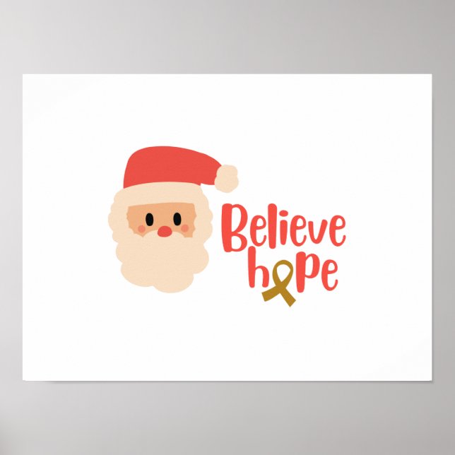 poster och utskrift av Helgdag för barncancer unde (Framsidan)