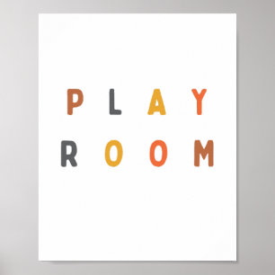 poster och utskrift i spelrum