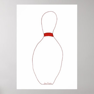 Poster och utskrifter av Bowling Pin