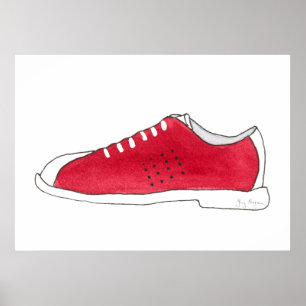 Poster och utskrifter av Bowling Shoe
