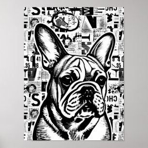 Poster och utskrifter av fransk Bulldog