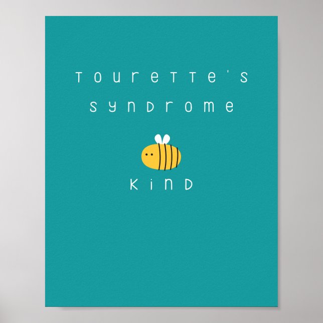 poster och utskrifter av tourettes syndrom (Framsidan)