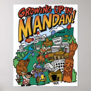 Poster "Odling i mandan"