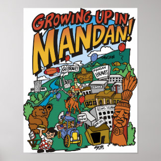 Poster "Odling i mandan"
