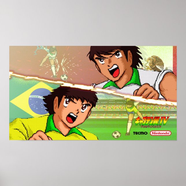 Poster of CAPITAN TSUBASA 4 SNES  (Framsidan)