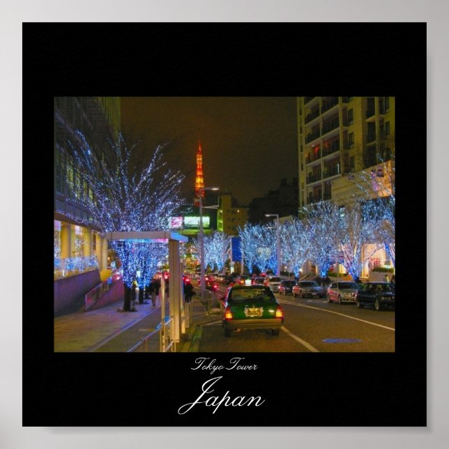 Poster of Tokyo Tower in Japan (Framsidan)