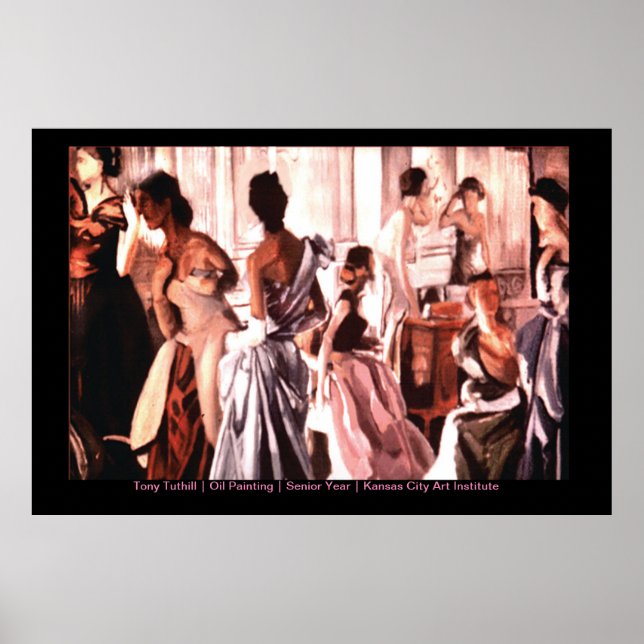 Poster oljemålning (Framsidan)