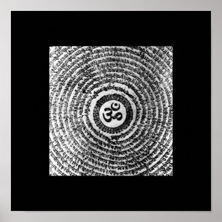 poster, om mani padme hum, india, namaste poster