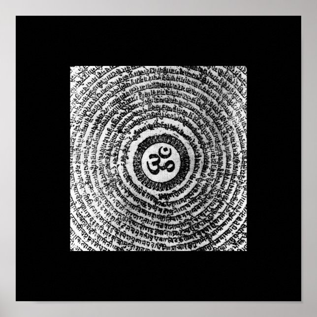 poster, om mani padme hum, india, namaste poster (Framsidan)