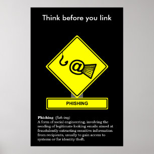 Poster om nätfiskesäkerhet