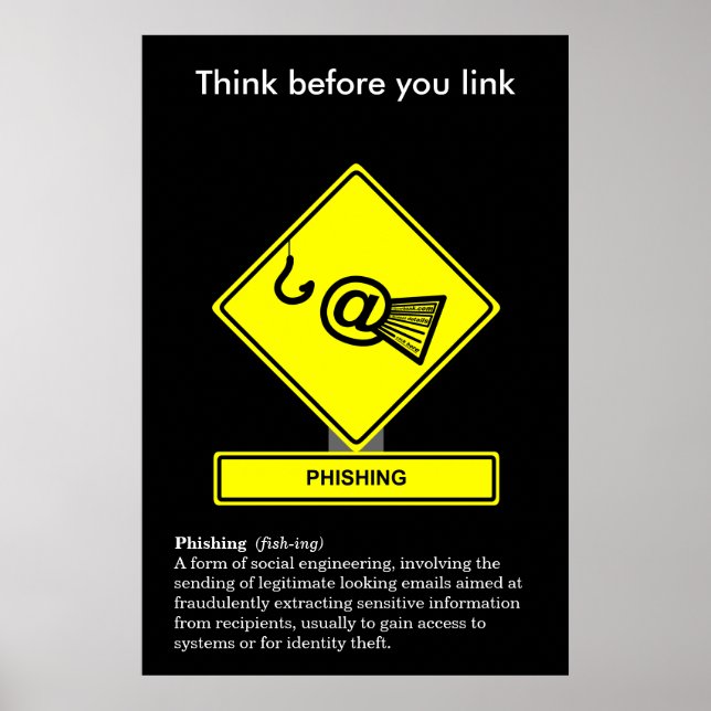 Poster om nätfiskesäkerhet (Framsidan)