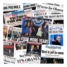 Poster om omval av Barack Obama