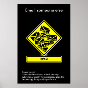 Poster om skräppostinformationssäkerhet
