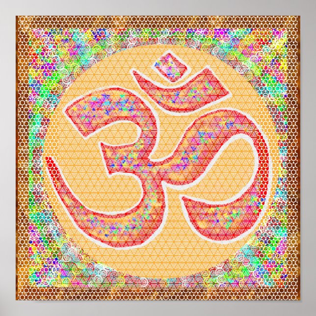 POSTER OMmantra SaiBaba (Framsidan)