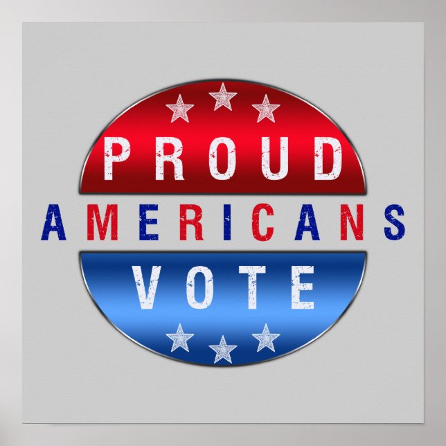 POSTER OMRÖSTNING AV ANDRA AMERIKANER (Framsidan)