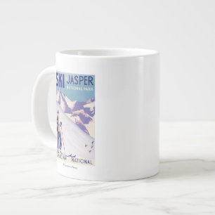 Poster öppna kortplatser för kvinnor jumbo mugg