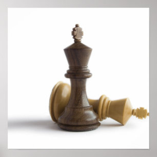Poster över chess-spel
