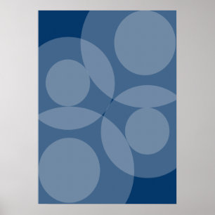 Poster - Överlappande cirklar