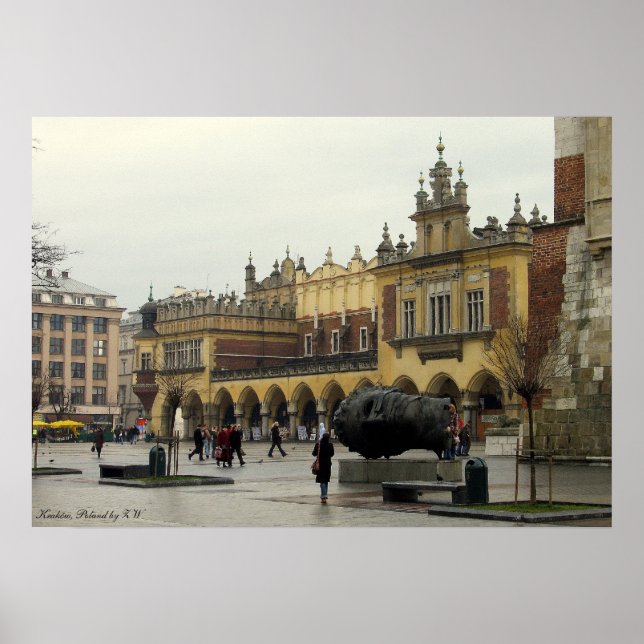 Poster på marknadstorget (Framsidan)