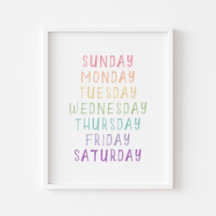 Poster på pastelldag