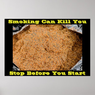 poster på svart