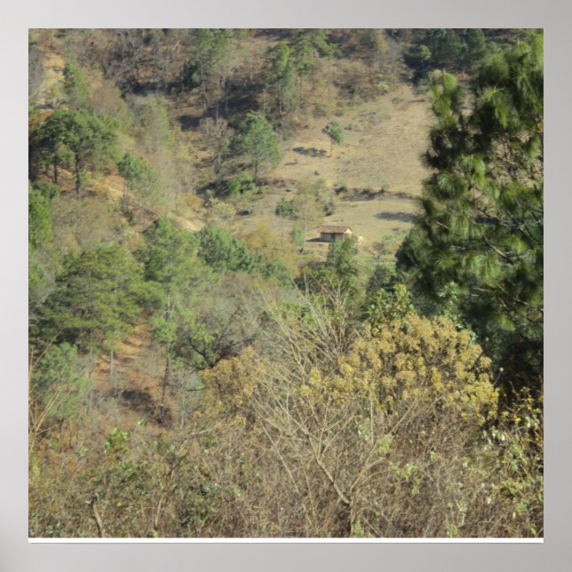 Poster Paisaje Montana Cunen Quiche Guatemala (Framsidan)