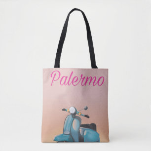 Poster Palermo Italien Scooter Tygkasse