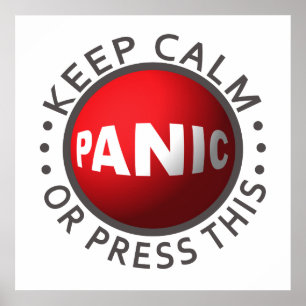 Poster Panic-knapp