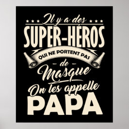Poster Papa Super-Héro