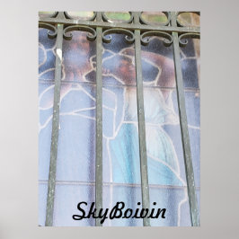 poster Pappert (projektionsyta) genom pub-utskrift