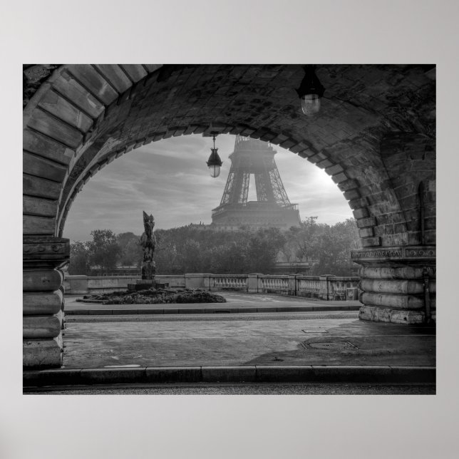 Poster Paris Black & White Print (Framsidan)