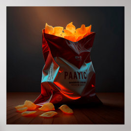 Poster påse av chip