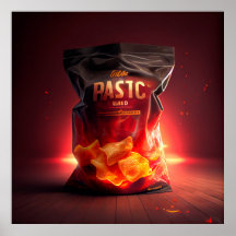 Poster påse av chip