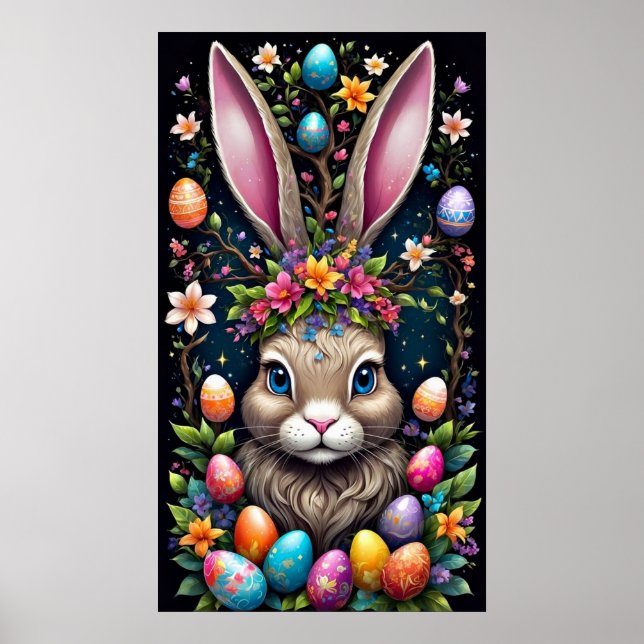 Poster påskhare (Framsidan)