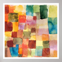 POSTER: PAUL KLEE : ONTITLED : 1914