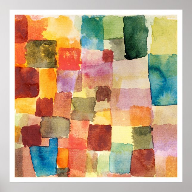 POSTER: PAUL KLEE : ONTITLED : 1914 POSTER (Framsidan)