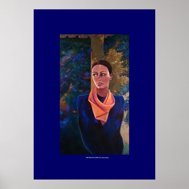 Poster: PEACH SCARF (c) S.Tammany Poster (Framsidan)