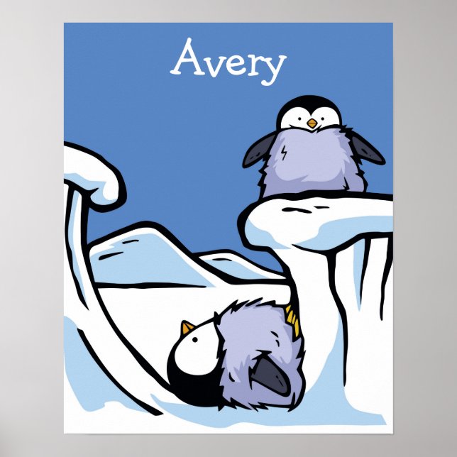 Poster penguin Chick-bild (Framsidan)