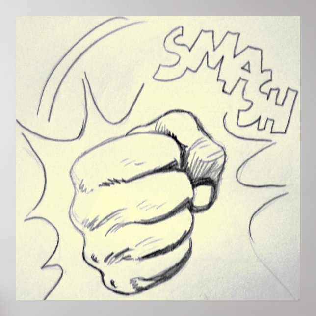 Poster pennskiss för att Slå pennskiss (Framsidan)