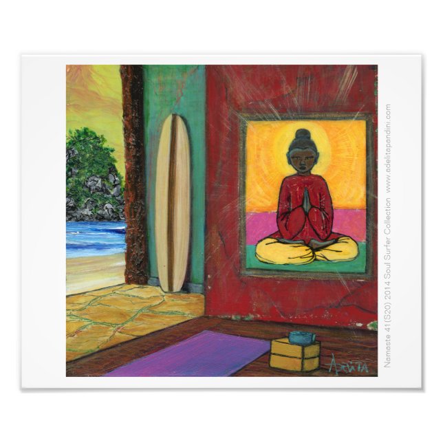 Poster Photo Papper Namaste ©2016SoulSurfeCollecti (Framsidan)