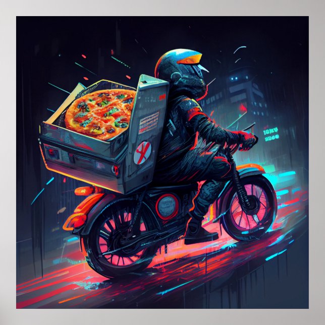 Poster Pizza (Framsidan)