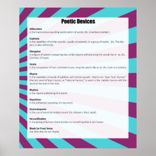Poster poetiska enheter *UPPDATERADE*