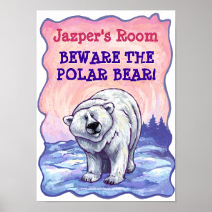 Poster polar Bear Personal Room